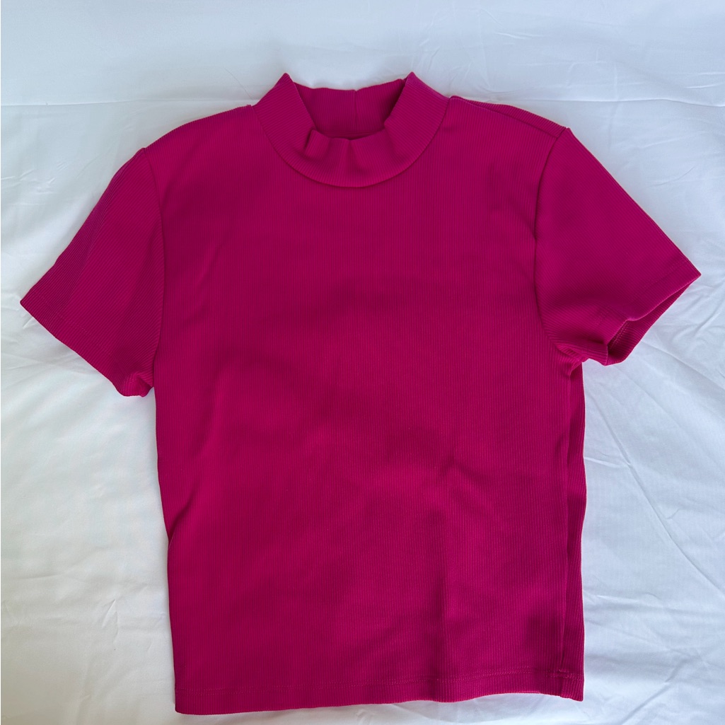 Babaton Ribbed Mock Neck